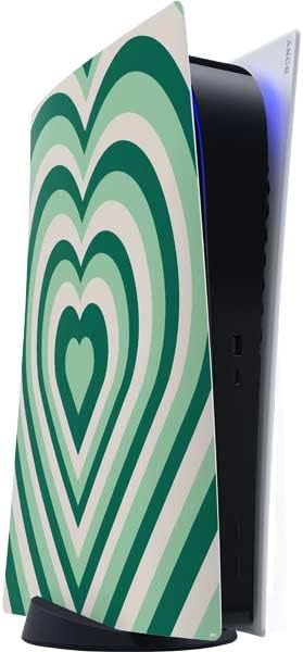 Skinit Decal Gaming Skin Compatible with PS5 Digital Edition Console - Pink and Red Hearts Design