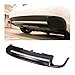 Car Rear Diffuser Compatible for Audi A4 B8 Standard Sedan 4 Door 2009-2012 Rear Bumper Diffuser Lip Spoiler Single Exhaust Two Outlet