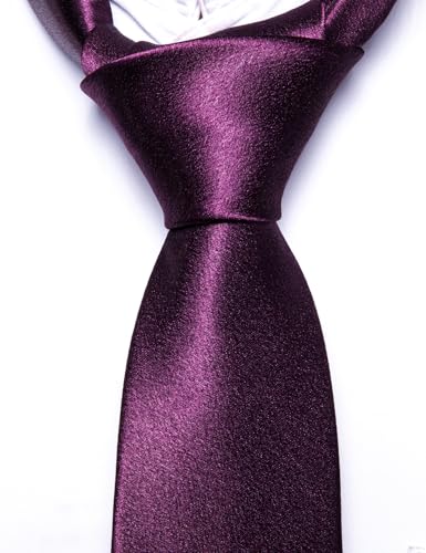 Image of Barry.Wang Boys Ties Pre-Tied Satin Solid Color Kids Tie Pocket Square Set Adjustable Formal Necktie Graduation School