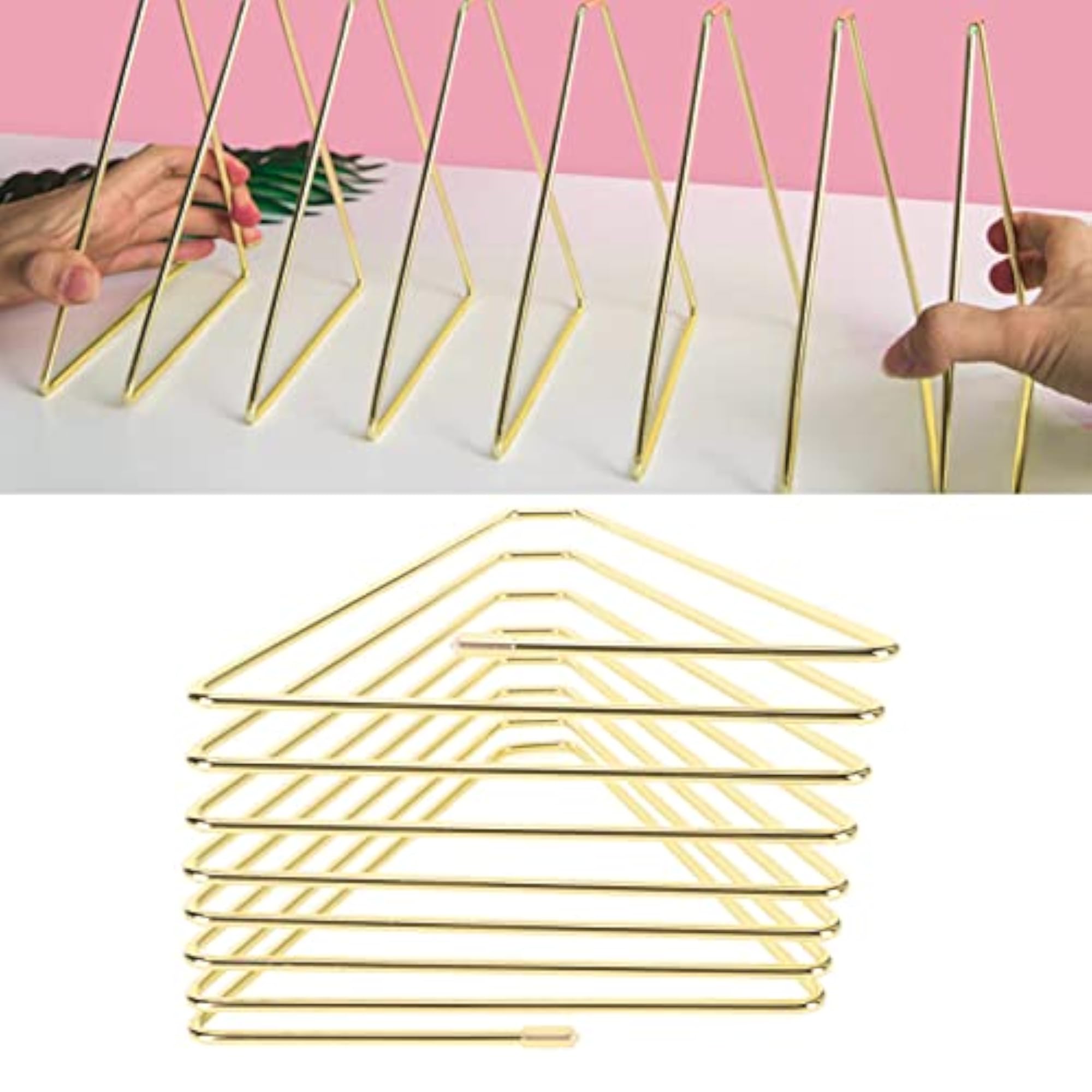 Electroplated Metal Book Stoppers, Adjustable