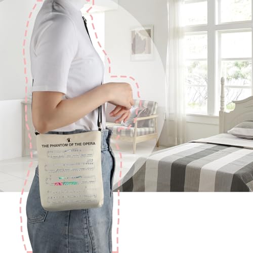 P Musical Mask And Rose Crossbody Bag P Drama Musical Merch4