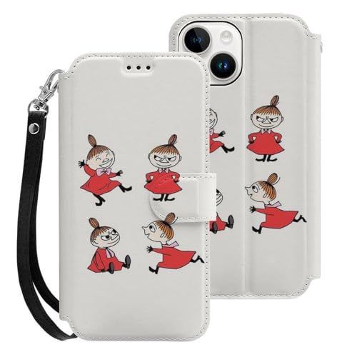 For ���[�~�� �Ή� iPhone 15/14/13 �X�}�[�g�t�H���P�[�X �蒠�^ ����PU���U�[ ���u���X�^���h�@�\�t�� �J�[�h�X���b�g �X�g���b�v�t�� ���z�^ �}�j���A���� �J�[�h���[ ��G�肪�悢 �}�O�l�b�g�� �|�����z���� MM-23F