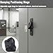 Syyavrrta Damping Positioning Hinge with Spring Stop for Industrial Cabinets - Adjustable Angle Hinge 80 115 150 Degrees for Electrical Enclosures