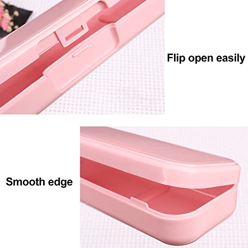Hahhhha 2pcs Rectangle Flatware Organizer Cutlery Fork Spoon Travel, Portable Flatware Box Tableware Storage Case - Image 3