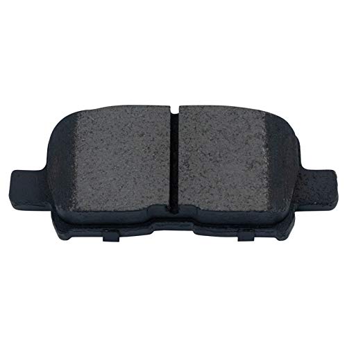 Image of TRQ Rear Brake Pad and Rotor Set Ceramic Compatible with 2003-2008 Honda Pilot