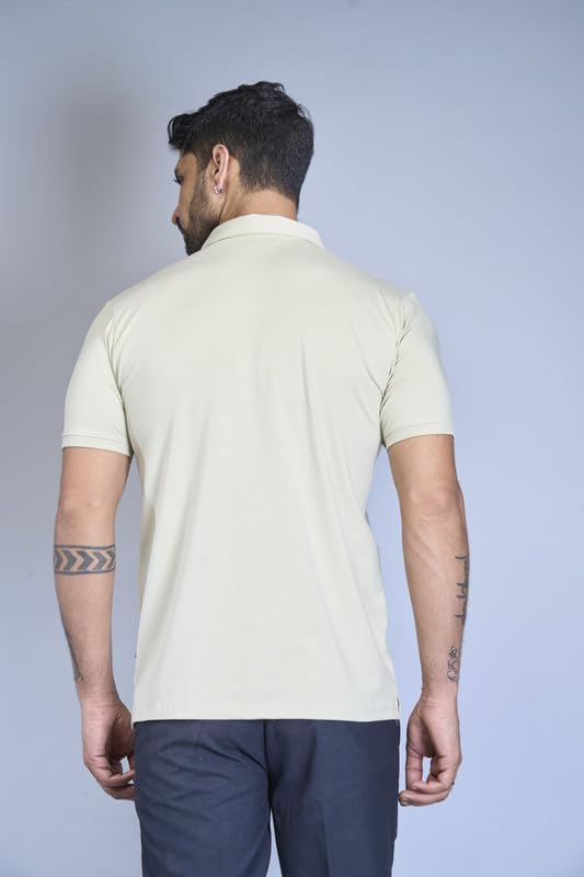 Image of Interwove Bamboo Knitted Polo T-Shirt