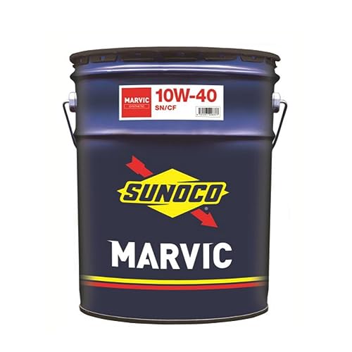 送料無料！　SUNOCO　MARVIC　スノコ　マーヴィック　SN/CF 相当　10W-40　Synthetic　Level:部分合成　 20L缶　エンジンオイル MARVIC SUNOCO スノコ 領収書発行可能 SQ MARVIC(マ-ヴィック)
