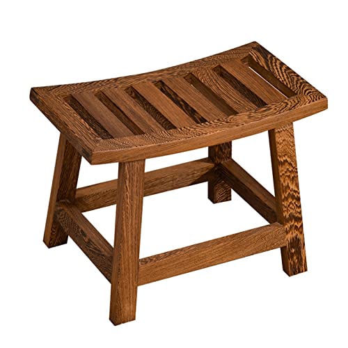 YQKDGQY Sgabelli da Doccia Panca da Bagno Sgabello, Panca Doccia in Legno Impermeabile Spa bagnati di rasatura a rasatura Sgabello Sgabello da Giardino da Giardino Esterno per Esterno