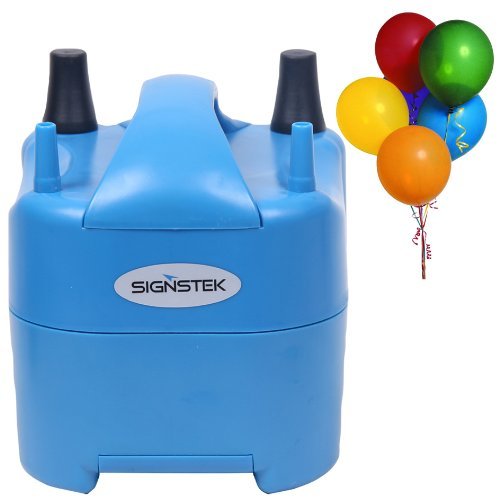 Signstek Electric Portable Household Air Blower Electric Balloon Air Pump Inflator with 15000pa Single Nozzle 700L/min Air Volume