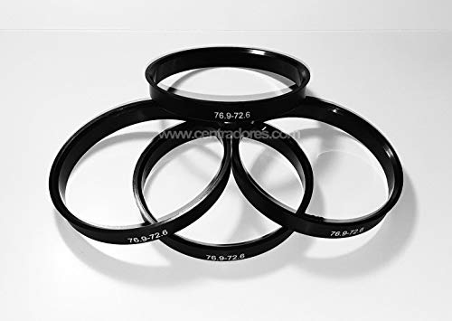 Centradores 4 LLANTA 76.9-72.6 Aros para Llantas Brock RC Design KESKIN TOMASON MOTEC OXYGIN Replica