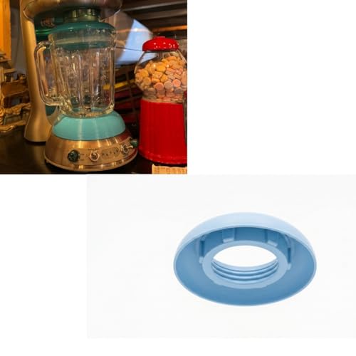 Blender Locking Base compatible with Margaritaville Frozen Concoction Maker, Leak-Proof Pitcher Bottom Cap Replacement for Key West Models (Blue)