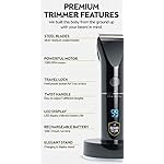 Beard Club Mens Grooming Kit & PT45 Beard Trimmer for Men - Professional Cordless Electric Beard Hair & Moustache…