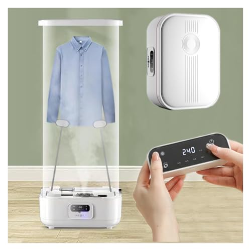 Secadora De Ropa Eléctrica,Máquina De Planchar Automática,Máquinas De Prensa Secadora,Vapor De Secado Rápido,Portátil,Con Temporizador Ajustable Remoto