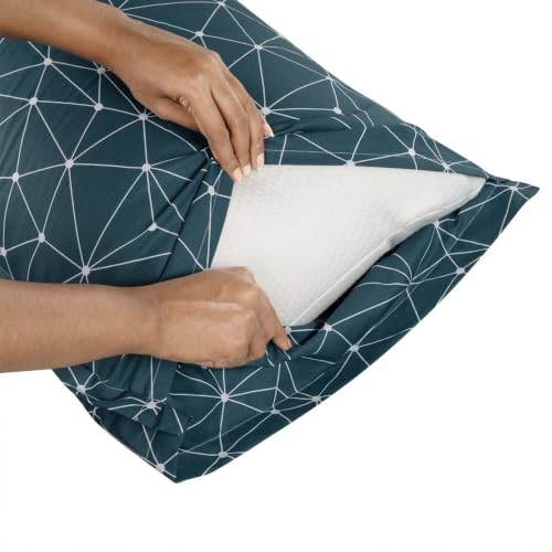 Image of Wakefit 100% Cotton Pillow Cover Set of 2 | 200 TC Soft & Breathable Pillow Cases | Standard Size 18 x 27 Inch | Skin Friendly, Durable & Gentle Machine Washable | Michele