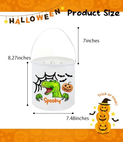 Image of Dinosaur Basket Halloween Storage Bins (Halloween Dinosaurs)