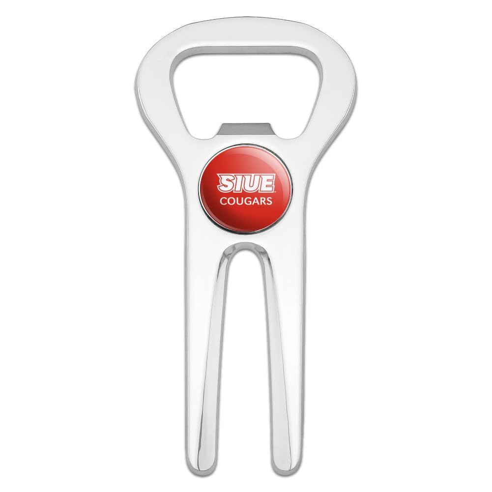 Graphics & More Southern Illinois University Edwardsville Primary Logo Golf Golfing Divot Repair Tool Bottle Opener