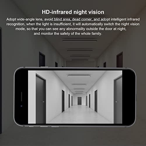 Draadloze deurbel, cameradeurbel Deurbelset met 1 x deurbelhost voor buiten(wit) - Image 7