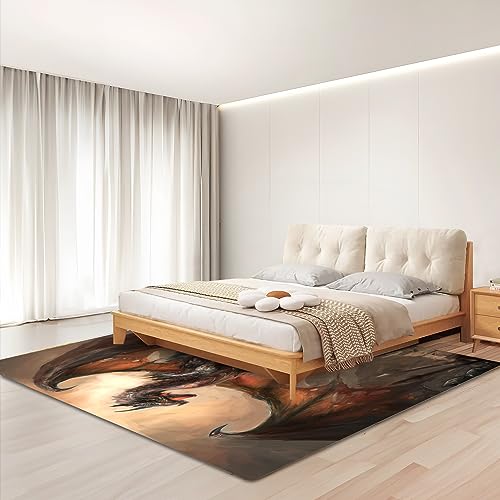 Tapete Decorativo Grande 5'x6' para Dormitorio miniatura 3