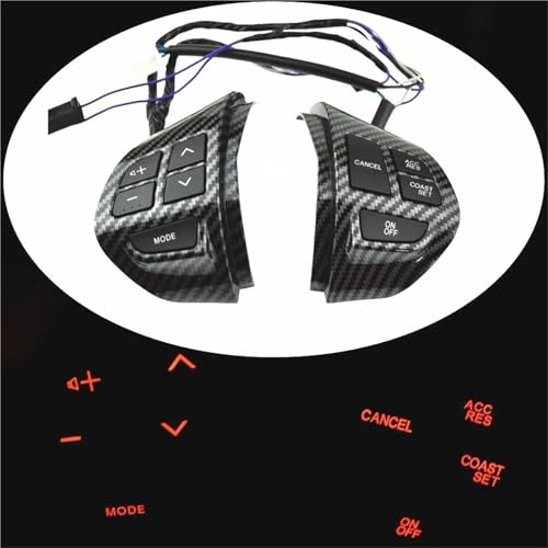 Bouton sonore de volume volant avec ajustement précis pour Mitsubishi ASX