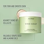 M. Asam VINO GOLD Firming Body Cream (16.9 Fl Oz)- anti-aging body care for smooth skin, lotion for women with aloe vera, cocoa butter, caffeine, vitamin E & vitamin B3, vegan personal skin care. - Image 2