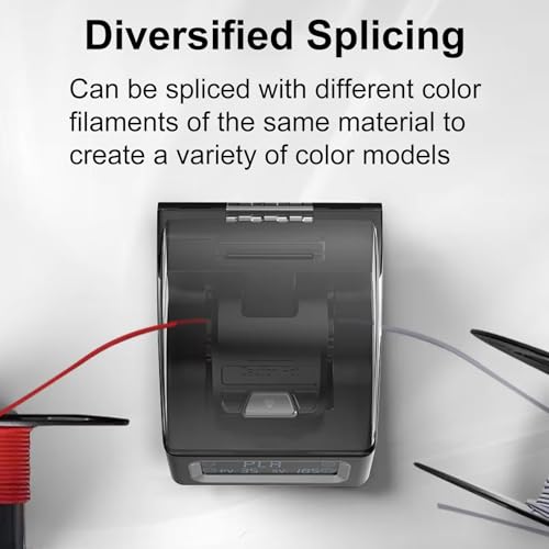 Łącznik filamentu do drukowania 3D, szybkie nagrzewanie do 240°C, zawiera tuleje PTFE, kompatybilny z 1,75 mm PLA ABS PETG PA PC, połącz uszkodzony filament