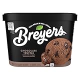 Breyers Original Light Ice Cream for a Delicious Frozen Dessert Chocolate Truffle 100% Grade A Milk & Cream, All American Dairy 48 oz