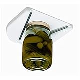 Under Cabinet Jar Opener Vise V Shaped Wedge Kitchen Counter Lid Bottle Cap