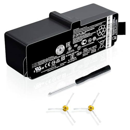 Image of 4400mAh for iRobot roomba Battery 1800Li Battery Lithium Ion Compatible with Roomba 980 970 960 940 895 890 860 695 680 690 675 640 614 Series 5505 14.4V 63.36Wh