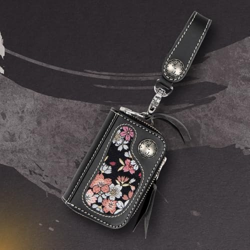 [デグナー] 花山キーウォレット [K-25K] 京桜 ブラック