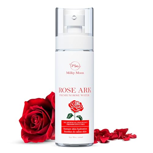 Image of Rose Ark Premium Rose Water /Face Toner - 100ml | No Paraben | Alcohol Free | Cleanses, Hydrates & Moisturises Skin | Balances & Restores Skin's pH Levels | For All Skin Types