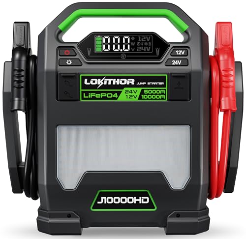 LOKITHOR J10000HD 10000 Amp 12-Volt and 5000 Amp 24-Volt