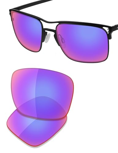 Image of SAUCER Premium Replacement Lenses & Nosepads for Oakley Holbrook Ti OO6048 | UV400 Protection, Anti-Scratch, Precise Fit