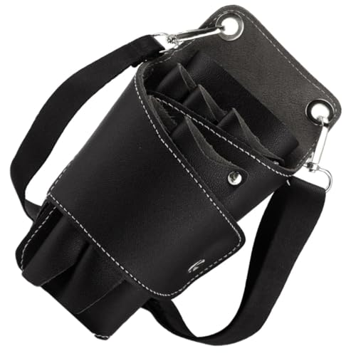 Mikinona Hairdressing Scissor Case for Hairdressers Stylist Scissor Bag Scissor Pouch for Hair Stylist Supplies Salon Scissor Holder Black Compact Design