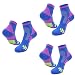 LVTFCO Titanium Ion Height Booster Socks,Far Infrared Titanium Ion Heightening Booster SocksHeight Increasing Socks (blue,M)