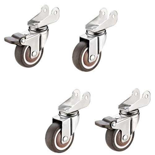 Roulettes pivotantes pour berceaux P 1.5 2 pouces 4pcs