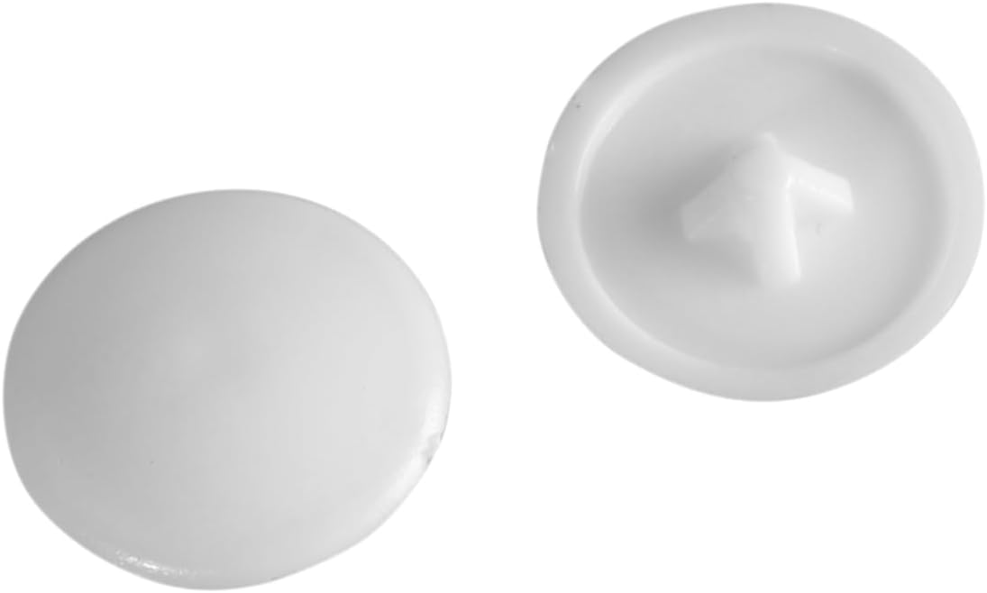 Pozi Compatible Cover Cap White No.6-8 Bag 100