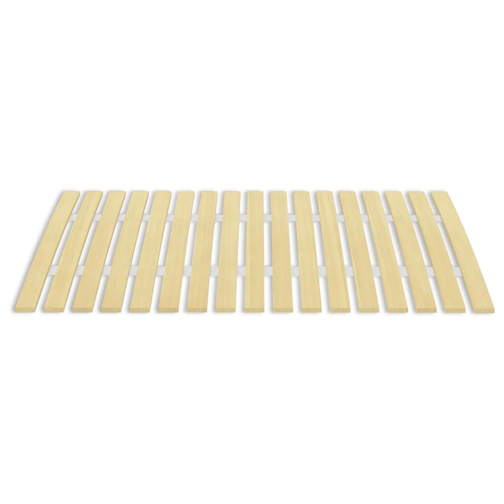 Somier de láminas de madera de repuesto con 17 láminas de 70 x 200 cm para literas y camas de día, resistente somier de madera de álamo macizo con correa para disipar el calor, duradero