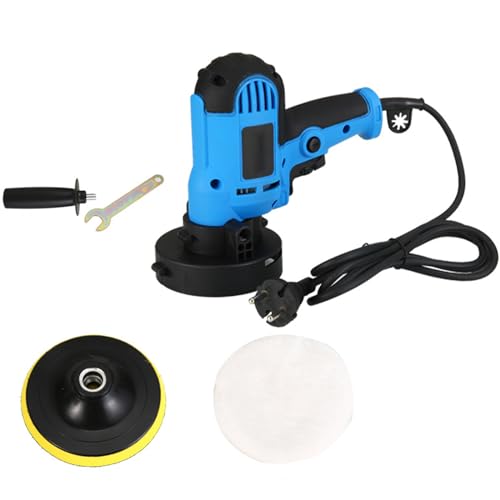 YHJLZNA Pulidora De BúFer,Enceradora Rotativa para Pulidora De AutomóViles De 700 Vatios,Manijas Desmontables,Arranque Suave, Pulir AutomóViles Y Aplicaciones En El Hogar(Size:C)