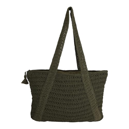 Image of Roxy Women's Beach Tote Bag | Travel | Vacation | Straw | Lightweight | Breathable