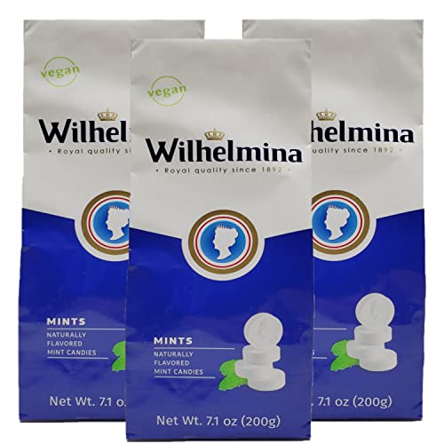 Wilhelmina Mints 7.1 Ounce Bag (Pack of 3)