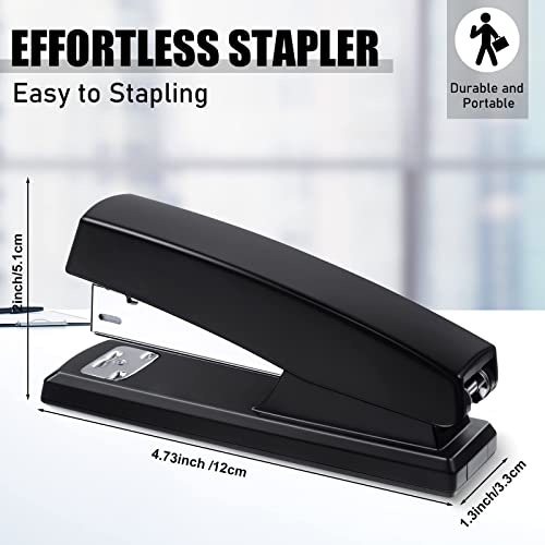 10 Pieces Stapler For Desk Staplers Bulk With 6000 Staples Office Stapler 25 Sheet Capacity Staplers Pack For School Office (Black) #TOP1