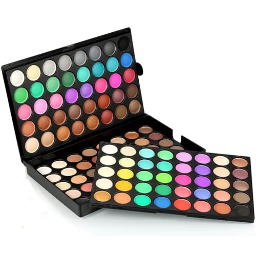 BKSYOFU Paleta de maquillaje de ojos, sombra de ojos, mezcla a largo plazo, juego de regalo de cosméticos de colores naturales