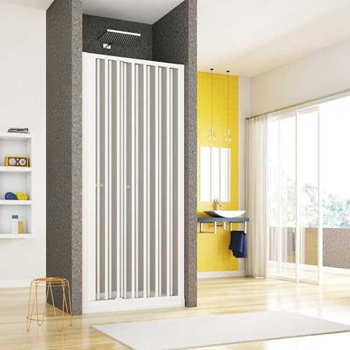 Olimpo Docce - Box Doccia In Pvc Per Nicchia Con Apertura Laterale A Soffietto H185-150 Olimpo Docce - Box Doccia In Pvc Per Nicchia Con Apertura Laterale A Soffietto H185-150