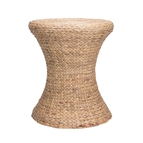 Household Essentials Hourglass Water Hyacinth Wicker Table #TOP11