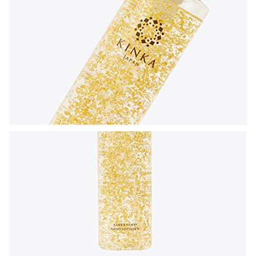 Kinka Gold Nano Lotion, Moisturizing Revitalizing Comforting Toner, Balancing Anti-Aging Facial Essencetoner, Firming Tightening Nourishing Moisturizing Serum Toner, 180Ml #TOP3
