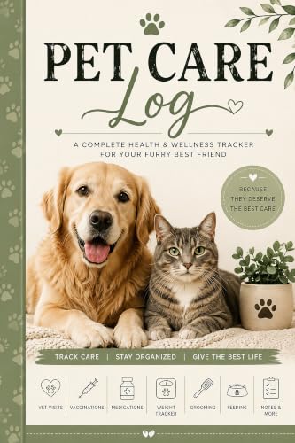 Pet Care Log (English Edition)