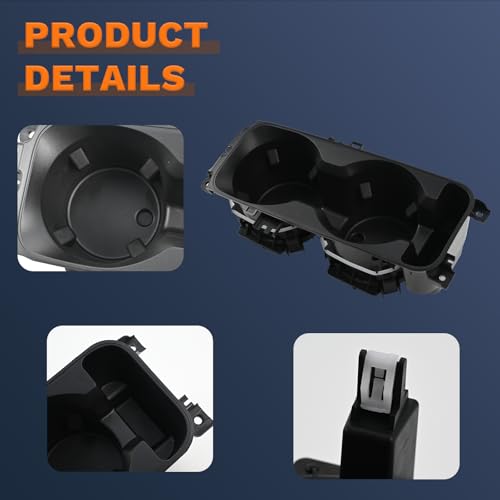 Portavasos para Ford Explorer 2020-2024 sin carga inalámbrica miniatura 6