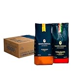 Kit café santa mônica grãos gourmet 1kg e torra italiana 1kg