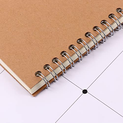 Carnet de notes Kraft Veemoon avec reliure solide pour une écriture fluide