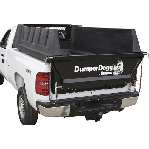 Buyers Products DumperDogg 5532000 8 Foot Poly Dump Body Insert, Corrosion Resistant Powdercoat Frame W/Polymer Insert, Truck Dump Body Insert W/Indicator Kit for 8 Foot Domestic Truck Bed